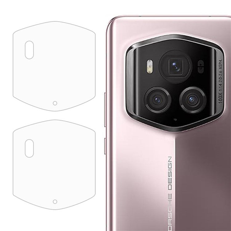 For Honor Magic6 RSR Porsche Design 2pcs ENKAY 9H Rear Camera Lens Tempered Glass Film(Transparent)
