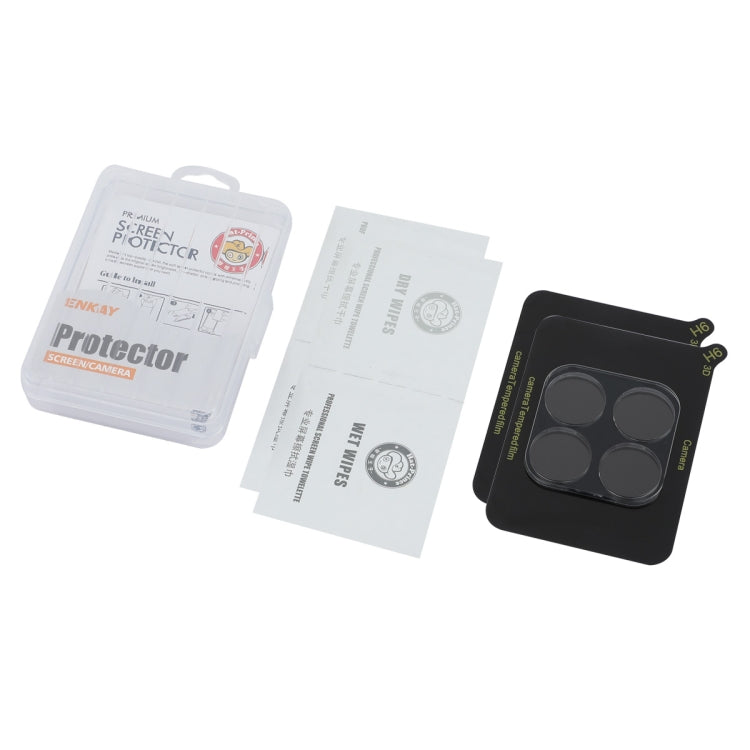 For Honor X8b 2pcs ENKAY 9H Rear Camera Lens Tempered Glass Film(Transparent)
