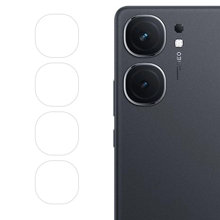 For vivo iQOO Neo9 / Neo9 Pro 2pcs ENKAY Hat-Prince 9H Rear Camera Lens Tempered Glass Film(Transparent)