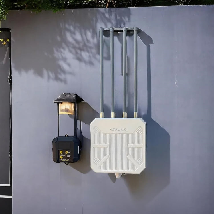 WAVLINK WN573HX3 AX3000 Waterproof Outdoor WiFi Wireless Outdoor Dual Band Router, Plug:UK Plug
