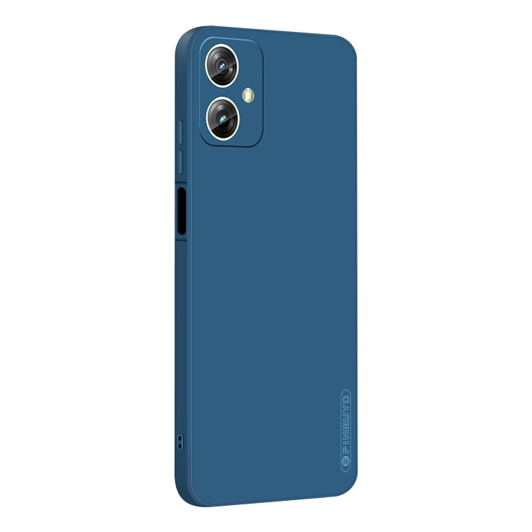 For Motorola Moto G54 5G PINWUYO Sense Series Liquid Silicone TPU Phone Case(Blue)