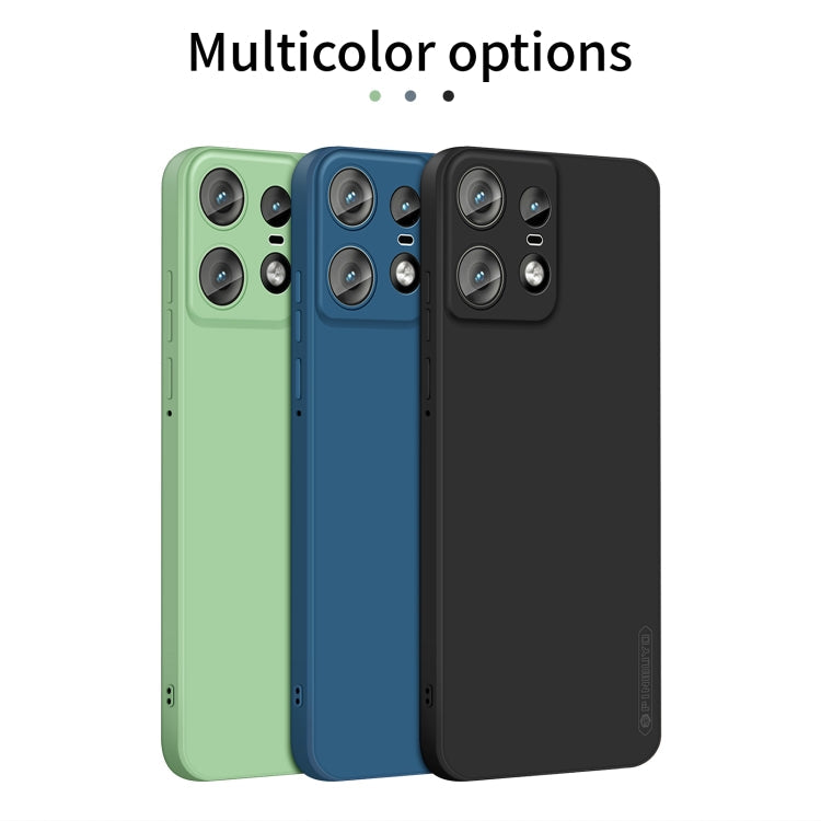 For Motorola Edge 50 Pro PINWUYO Sense Series Liquid Silicone TPU Phone Case(Blue)