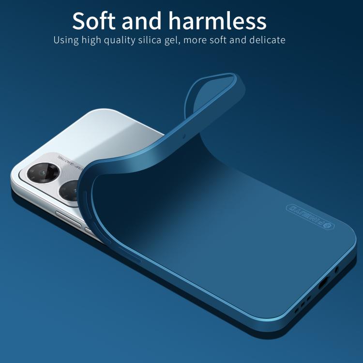 For Motorola Moto G35 PINWUYO Sense Series Liquid Silicone TPU Phone Case(Black)