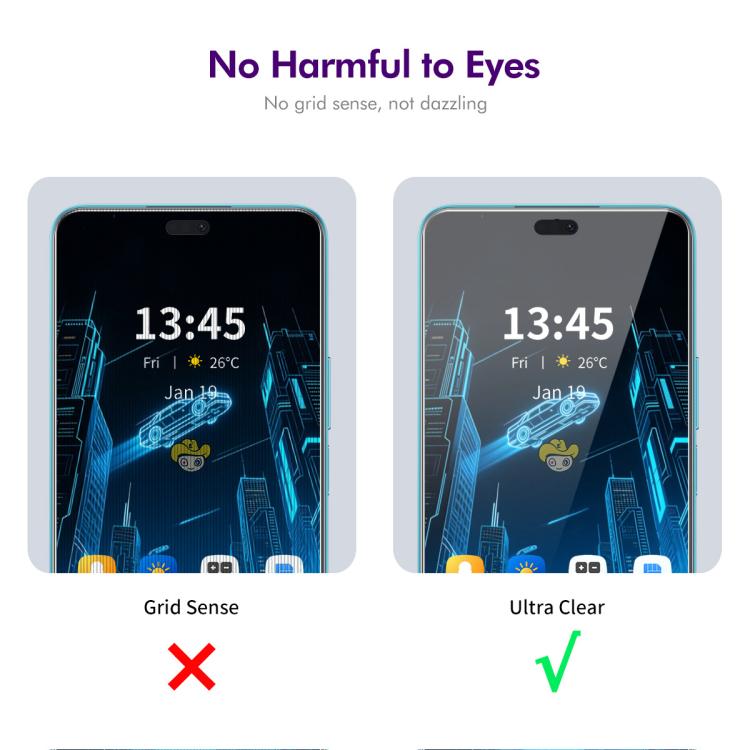 For Honor 400 Lite Global 2pcs ENKAY Hat-Prince 28 Degree Anti-peeping Privacy Tempered Glass Film
