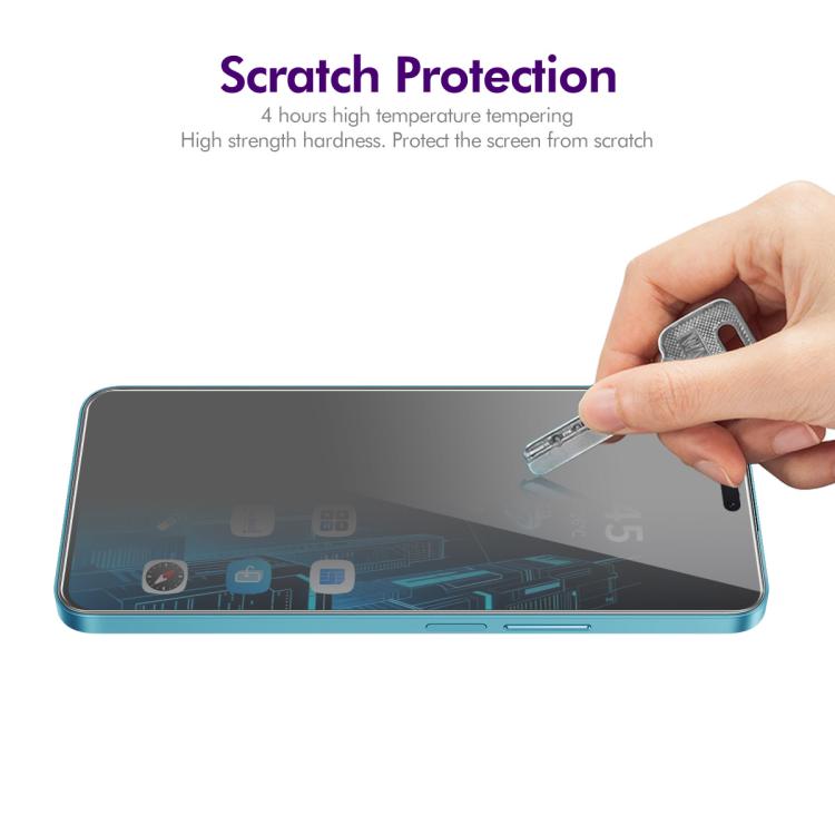 For Honor 400 Lite Global 2pcs ENKAY Hat-Prince 28 Degree Anti-peeping Privacy Tempered Glass Film