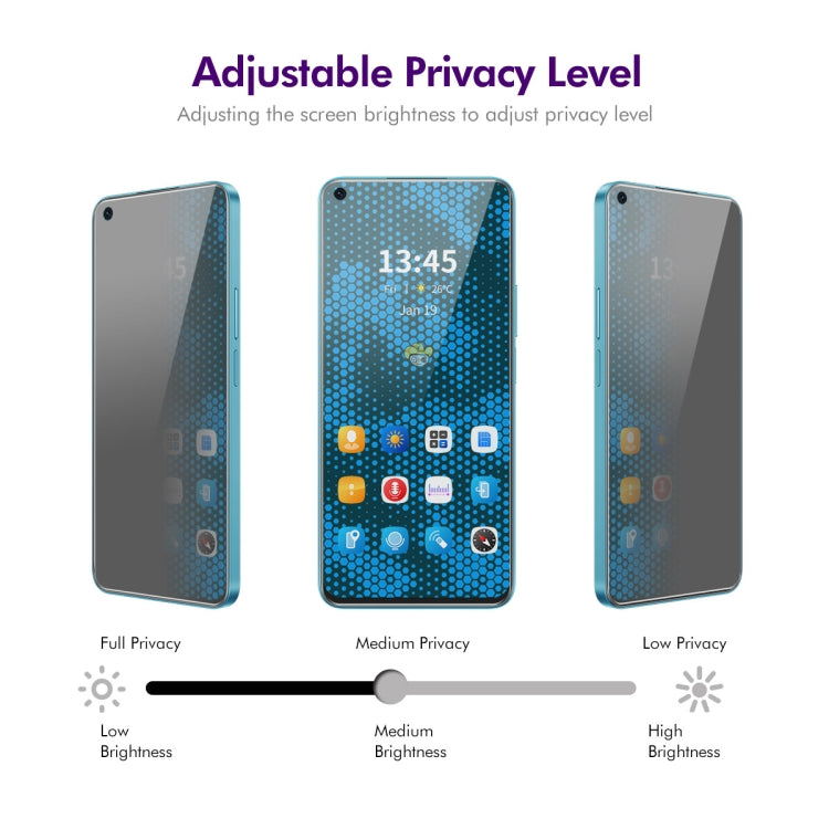For Realme 9 Pro+ ENKAY Hat-Prince 28 Degree Anti-peeping Privacy Tempered Glass Film
