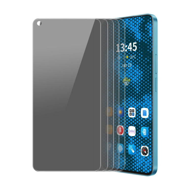For Realme Narzo 60 5pcs ENKAY Hat-Prince 28 Degree Anti-peeping Privacy Tempered Glass Film