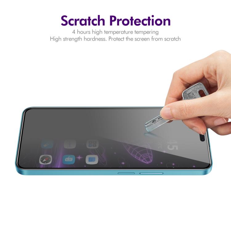 For Honor 400 Lite Global 2pcs ENKAY Hat-Prince 28 Degree Anti-peeping Privacy Silk Print Tempered Glass Film