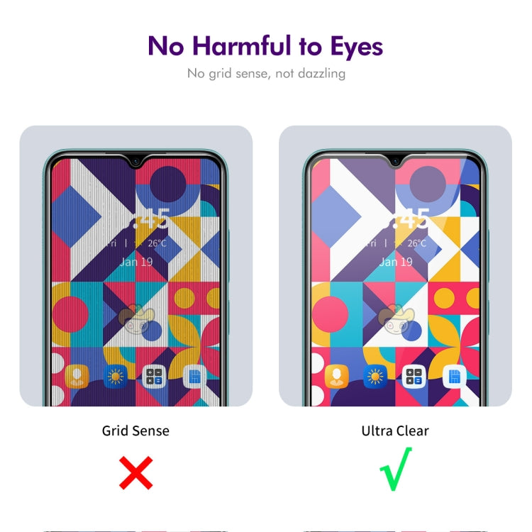 For OPPO A1x ENKAY Hat-Prince 28 Degree Anti-peeping Privacy Silk Print Tempered Glass Film