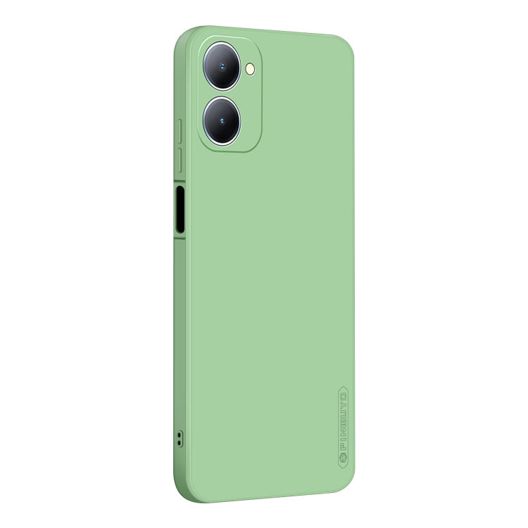 For vivo Y03 / Y18 PINWUYO Sense Series Liquid Silicone TPU Phone Case(Green)