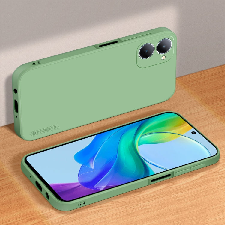 For vivo Y03 / Y18 PINWUYO Sense Series Liquid Silicone TPU Phone Case(Green)