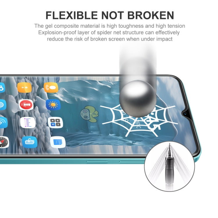 For vivo Y16 5pcs ENKAY Hat-Prince Full Glue Coverage Soft Explosion-proof Hydrogel Film