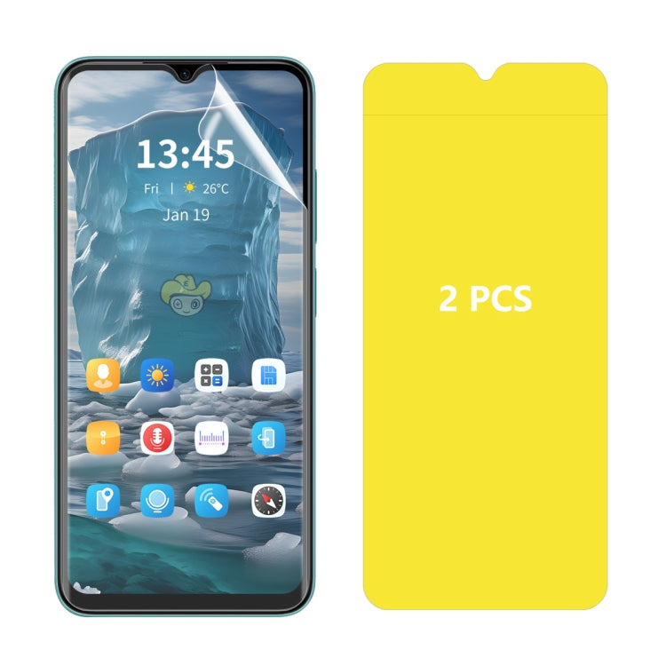 For OPPO A77 2pcs ENKAY Hat-Prince Full Glue Coverage Soft Explosion-proof Hydrogel Film
