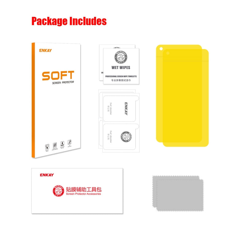 For Realme Narzo 60 2pcs ENKAY Hat-Prince Full Glue Coverage Soft Explosion-proof Hydrogel Film