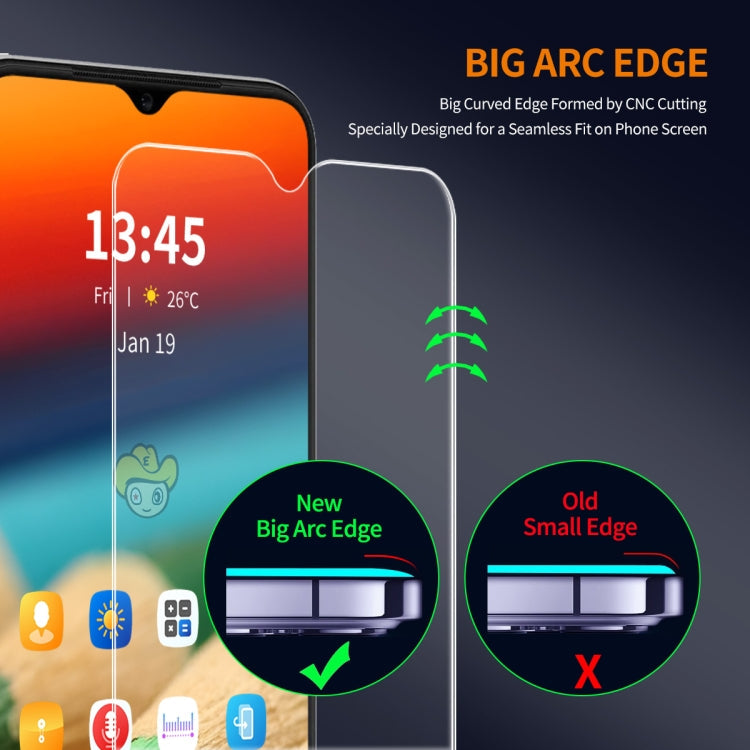 For Nokia C22 ENKAY 9H Big Arc Edge High Aluminum-silicon Tempered Glass Film