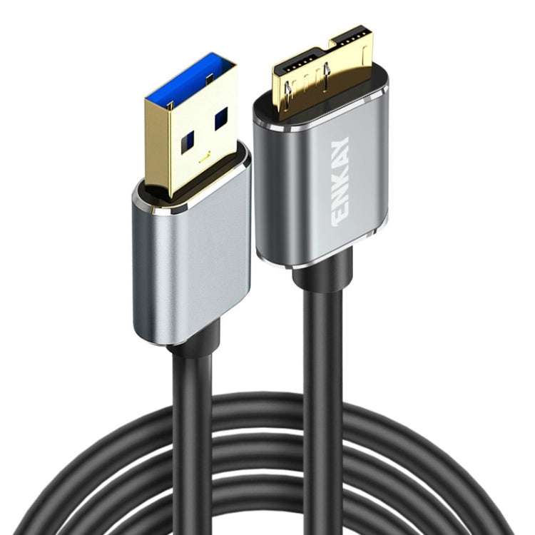 ENKAY USB 3.0 A to USB 3.0 Micro B 5Gbps Data Camera Hard Drive Cable, Length:0.5m