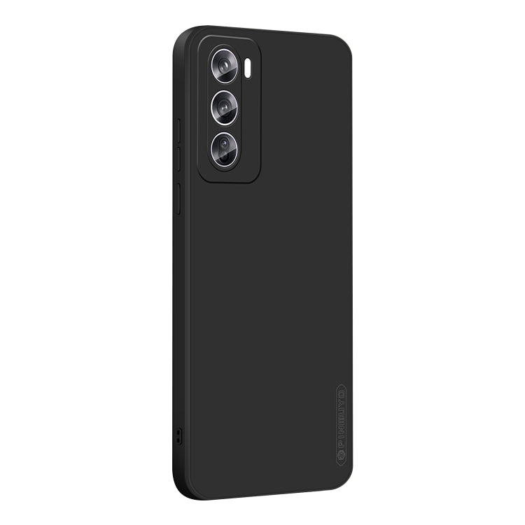 For OPPO Reno12 Pro Global PINWUYO Sense Series Liquid Silicone TPU Phone Case(Black)