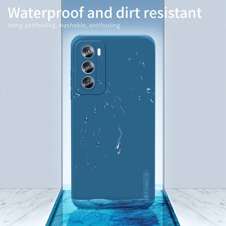 For OPPO Reno12 Pro Global PINWUYO Sense Series Liquid Silicone TPU Phone Case(Black)