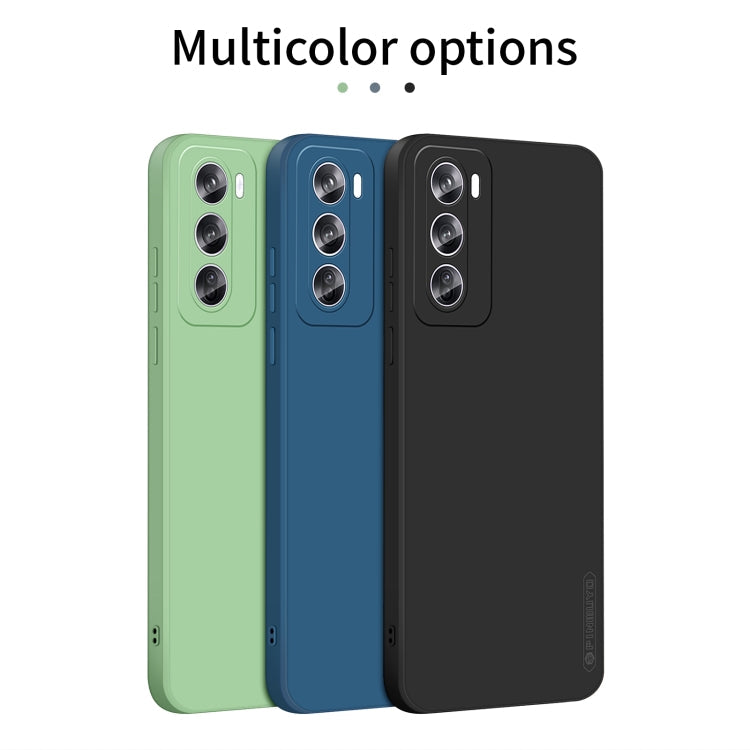 For OPPO Reno12 Global PINWUYO Sense Series Liquid Silicone TPU Phone Case(Green)