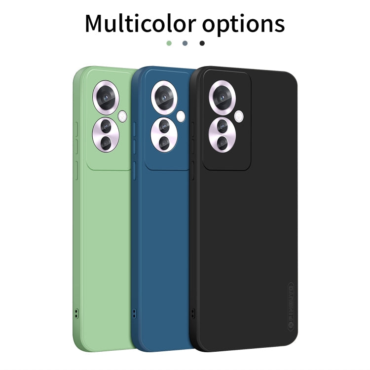 For OPPO Reno11 F PINWUYO Sense Series Liquid Silicone TPU Phone Case(Black)