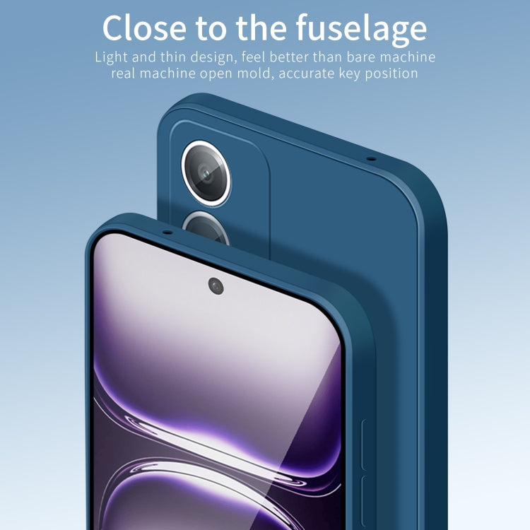 For OPPO A3 Pro Global PINWUYO Sense Series Liquid Silicone TPU Phone Case(Black)