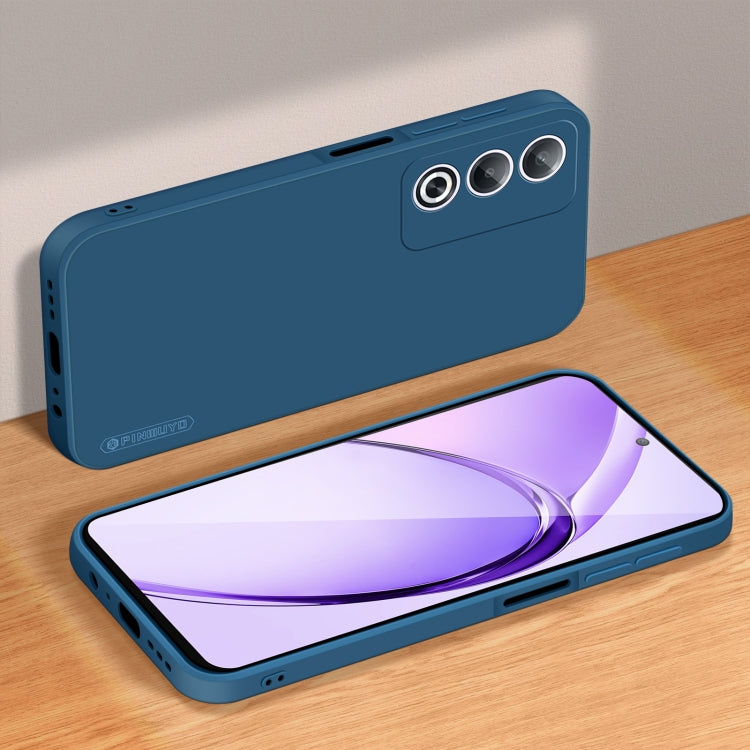 For OPPO A3 Pro Global PINWUYO Sense Series Liquid Silicone TPU Phone Case(Blue)