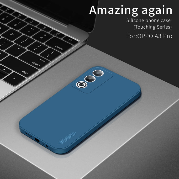For OPPO A3 Pro Global PINWUYO Sense Series Liquid Silicone TPU Phone Case(Green)