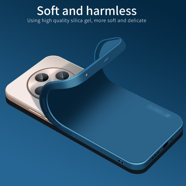 For OPPO Reno12 F PINWUYO Sense Series Liquid Silicone TPU Phone Case(Black)