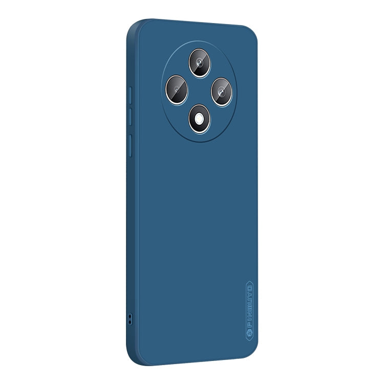 For OPPO Reno12 F PINWUYO Sense Series Liquid Silicone TPU Phone Case(Blue)