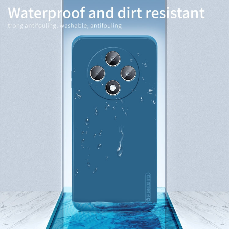 For OPPO Reno12 F PINWUYO Sense Series Liquid Silicone TPU Phone Case(Green)