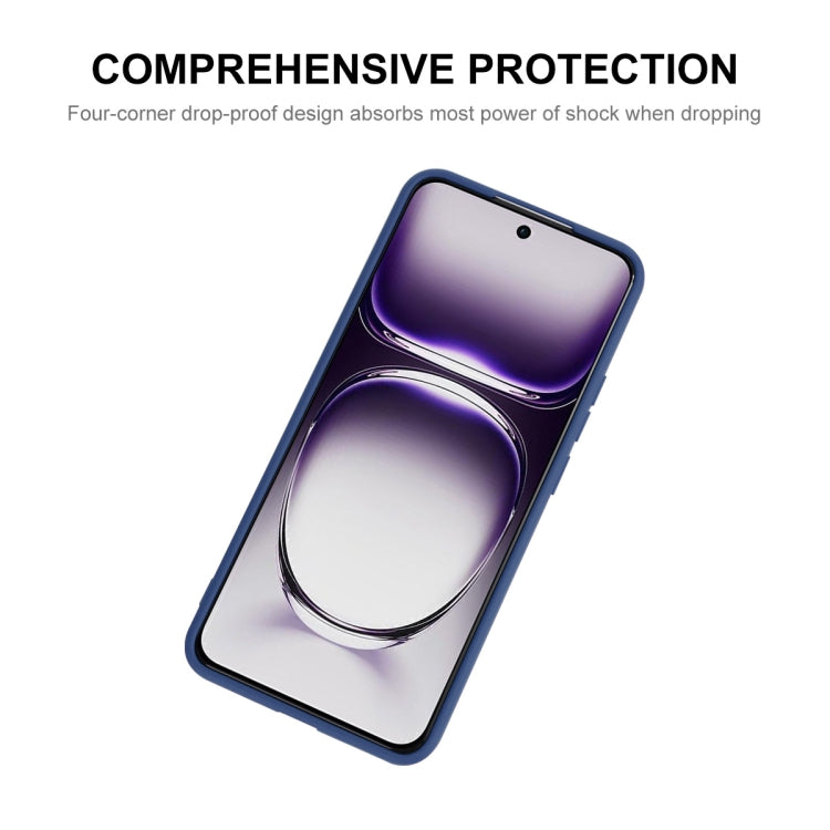 For OPPO Reno12 ENKAY Liquid Silicone Soft Shockproof Phone Case(Dark Green)