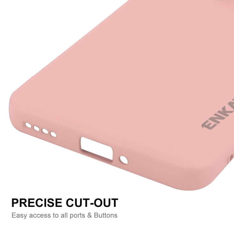 For Realme 12 Pro+ ENKAY Liquid Silicone Soft Shockproof Phone Case(Black)