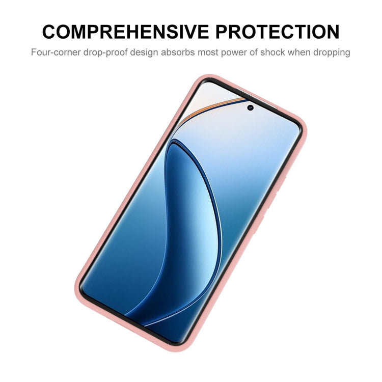 For Realme 12 Pro+ ENKAY Liquid Silicone Soft Shockproof Phone Case(Pink)