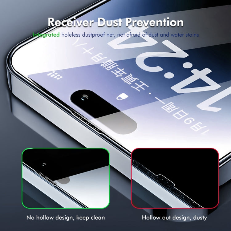 For iPhone 14 Pro Max ENKAY 300C Super Large Arc Full Coverage High Aluminum-silicon Tempered Glass Film