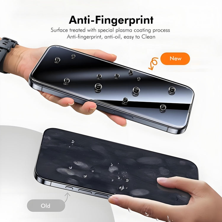 For iPhone 14 Pro Max ENKAY 300C Super Large Arc Full Coverage High Aluminum-silicon Tempered Glass Film