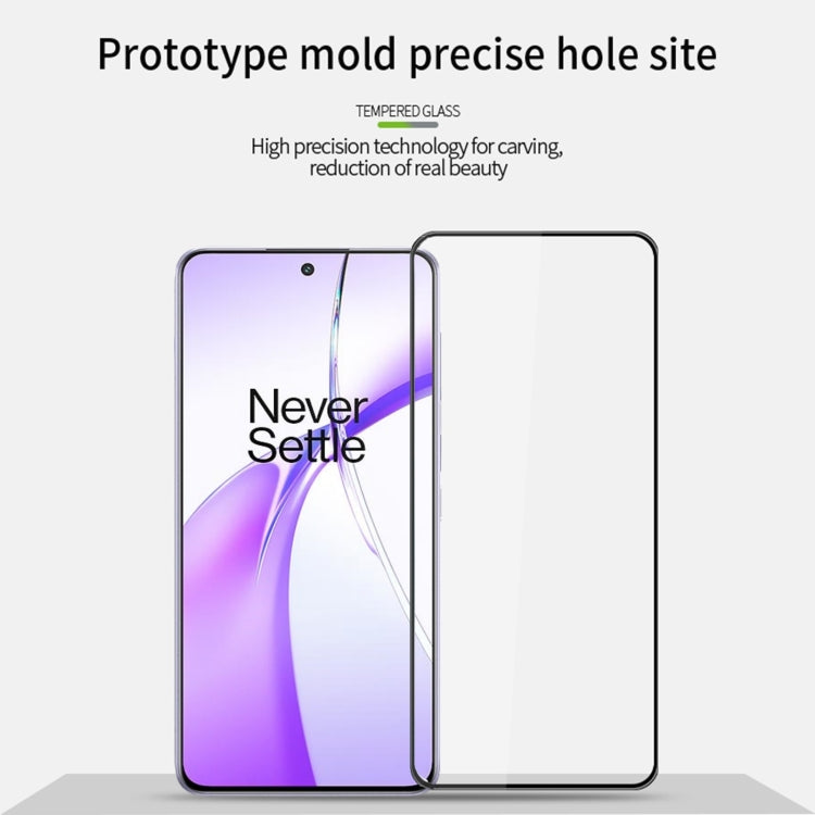 For OnePlus Ace 3V PINWUYO 9H 3D Curved Full Screen Explosion-proof Tempered Glass Film(Black)