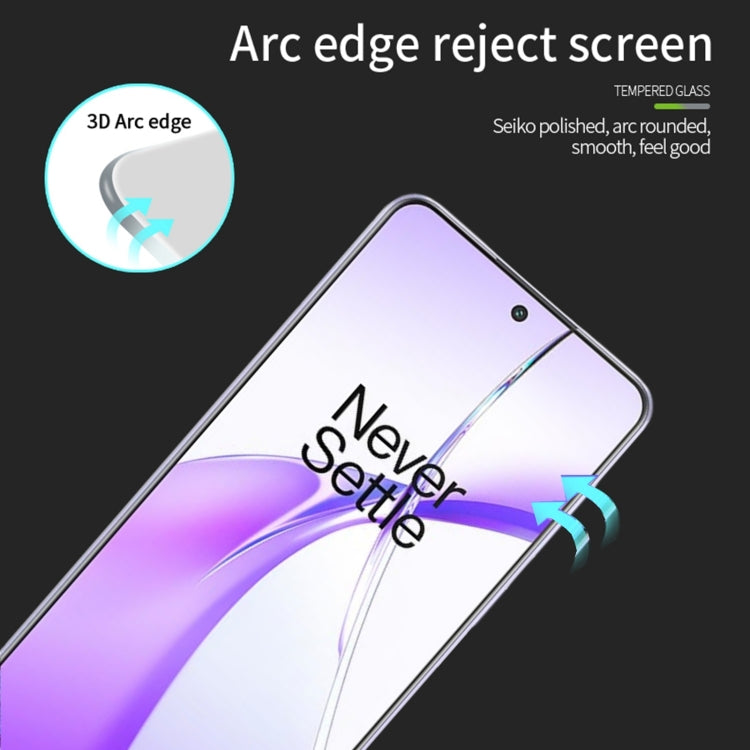 For OnePlus Ace 3V PINWUYO 9H 3D Curved Full Screen Explosion-proof Tempered Glass Film(Black)