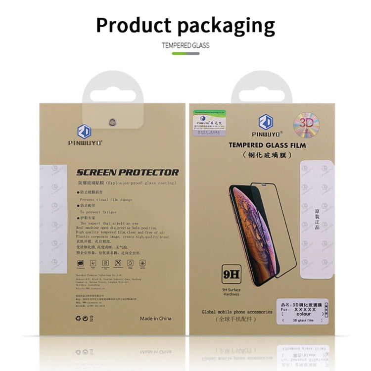 For OnePlus Ace 3V PINWUYO 9H 3D Curved Full Screen Explosion-proof Tempered Glass Film(Black)