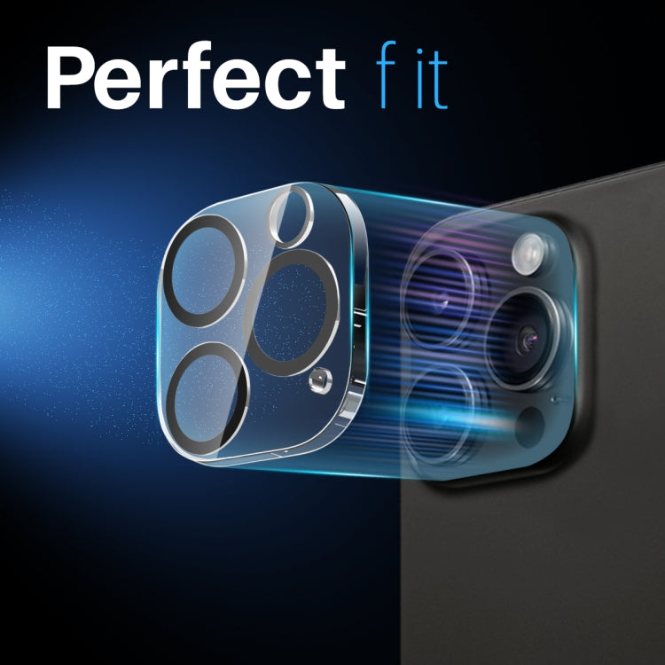For iPhone 14 Pro / 14 Pro Max NORTHJO Camera Lens Protector 3D Night Shot Tempered Glass Film(Black)