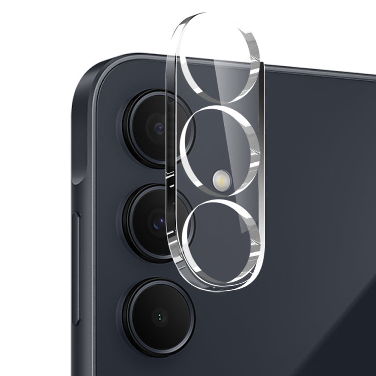 For Samsung Galaxy A35 5G NORTHJO 3 in 1 TPU Phone Case with Screen Protector and Lens Film(Transparent)