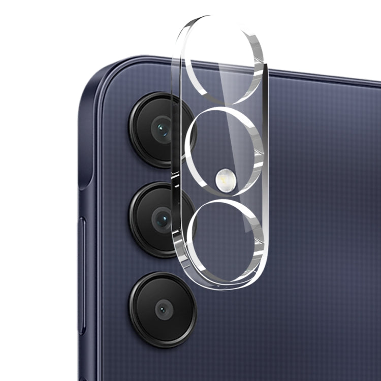 For Samsung Galaxy A25 5G NORTHJO 3 in 1 TPU Phone Case with Screen Protector and Lens Film(Transparent)