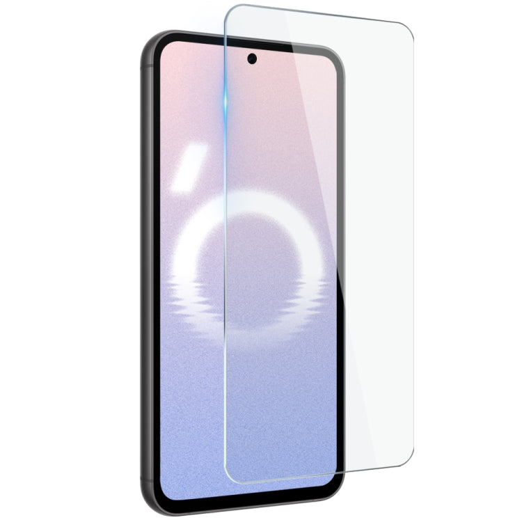 For Samsung Galaxy S24 FE 5G NORTHJO 3 in 1 TPU Phone Case with Screen Protector and Lens Film(Transparent)