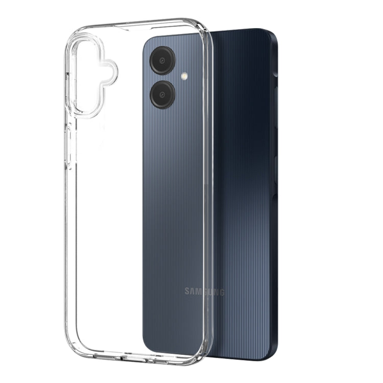 For Samsung Galaxy A06 4G NORTHJO 3 in 1 TPU Phone Case with Screen Protector and Lens Film(Transparent)