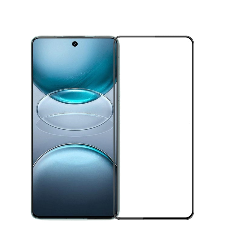 For vivo X100s PINWUYO 9H 3D Curved Full Screen Explosion-proof Tempered Glass Film(Black)