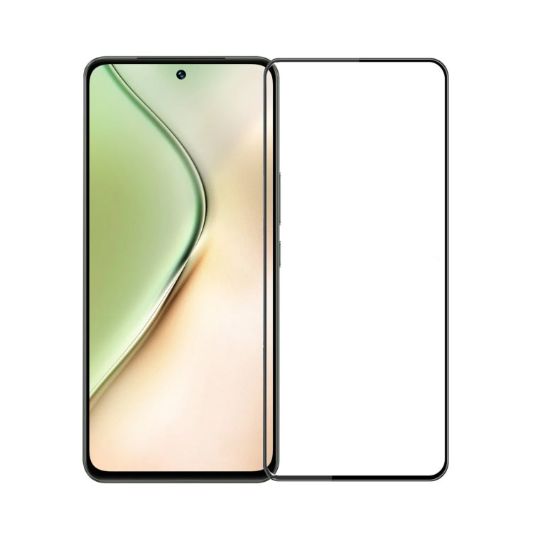 For vivo Y200 PINWUYO 9H 3D Curved Full Screen Explosion-proof Tempered Glass Film(Black)