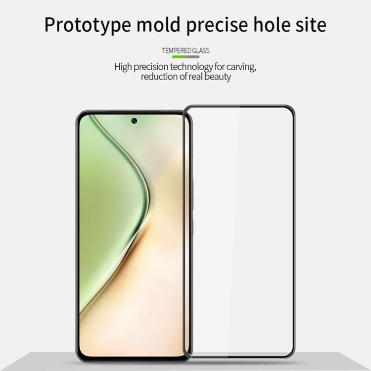 For vivo Y200 PINWUYO 9H 3D Curved Full Screen Explosion-proof Tempered Glass Film(Black)