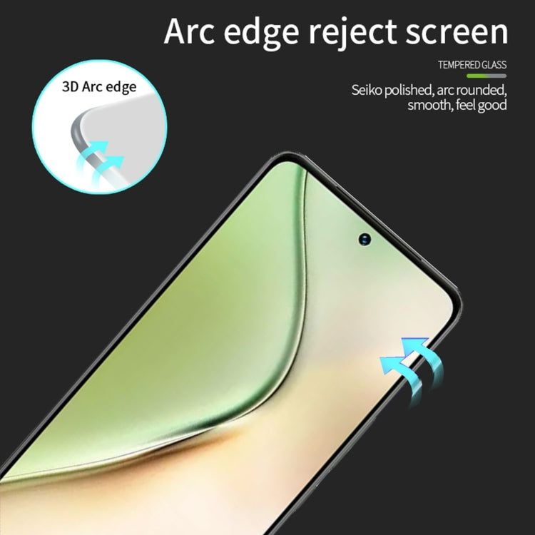 For vivo Y200 PINWUYO 9H 3D Curved Full Screen Explosion-proof Tempered Glass Film(Black)