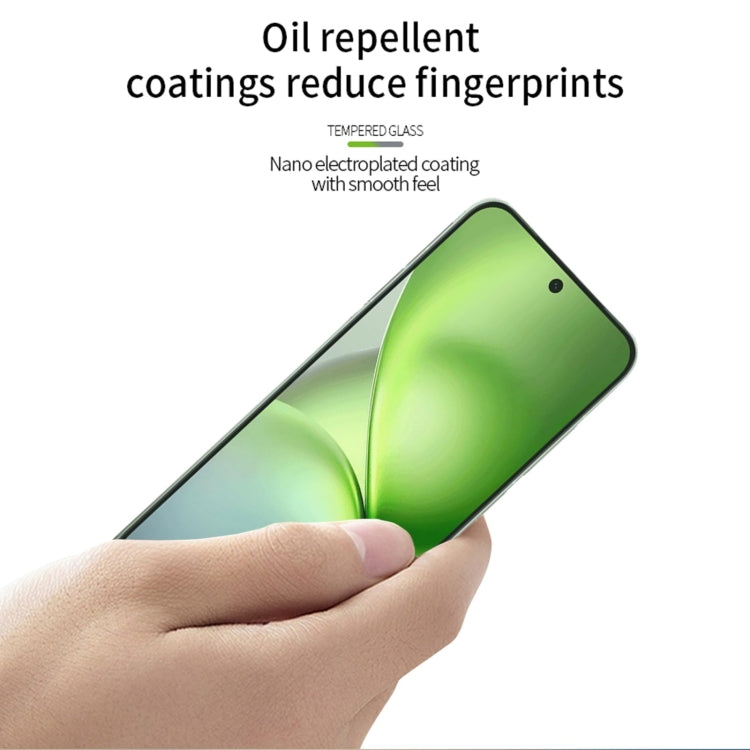 For vivo X200 Pro mini PINWUYO 9H 3D Curved Full Screen Explosion-proof Tempered Glass Film(Black)