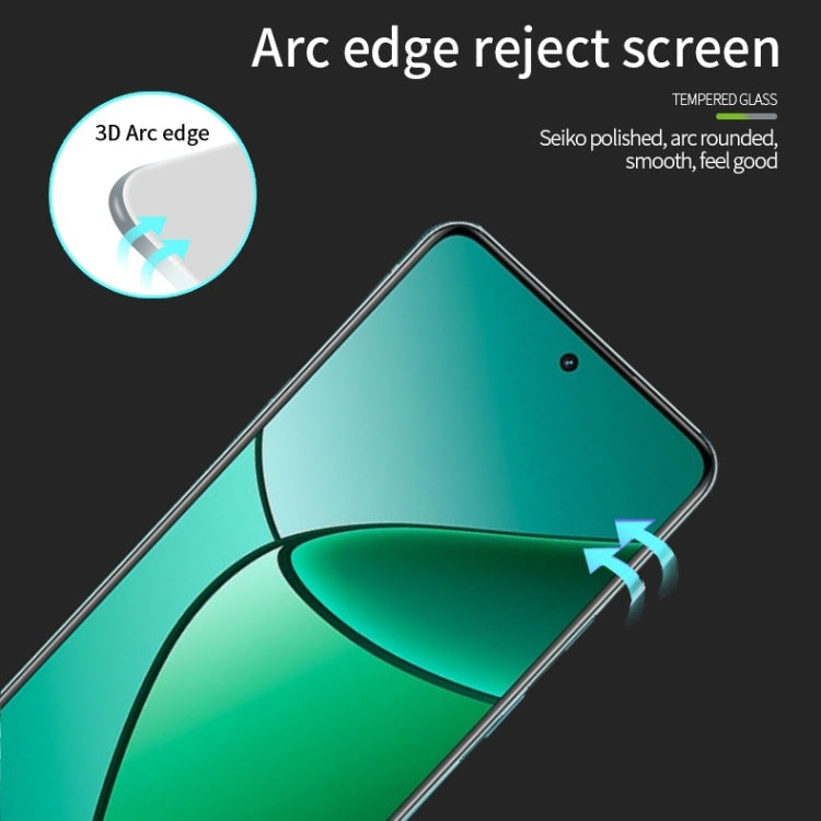 For Realme 12+ PINWUYO 9H 3D Curved Explosion-proof Tempered Glass Film(Black)