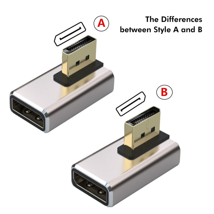 JUNSUNMAY 8K@60Hz PD1.4 Male Displayport to Female Displayport Adapter Converter, Style:B